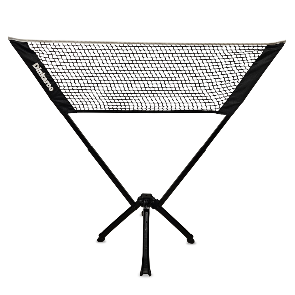 Dinkaroo™ Mini Portable Pickleball Net – Pop-Up Practice Net for Dinks, Volleys & Warm-Ups – Lightweight, Compact, and Travel-Ready (Patent Pending)